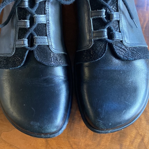 Noat Black Grey Leather Shoes - Picture 2 of 3